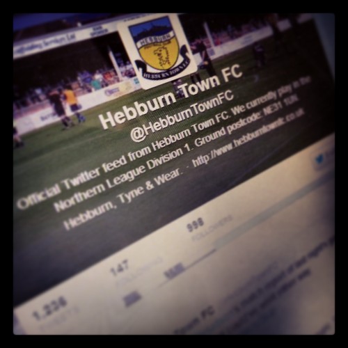 Hebburn Town FC twitter feed
